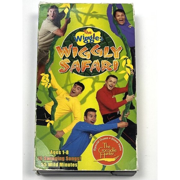 Lot 4 The Wiggles VHS Tapes Wiggly Safari Yummy Yummy Wiggle Time TESTED Work - Picture 9 of 13